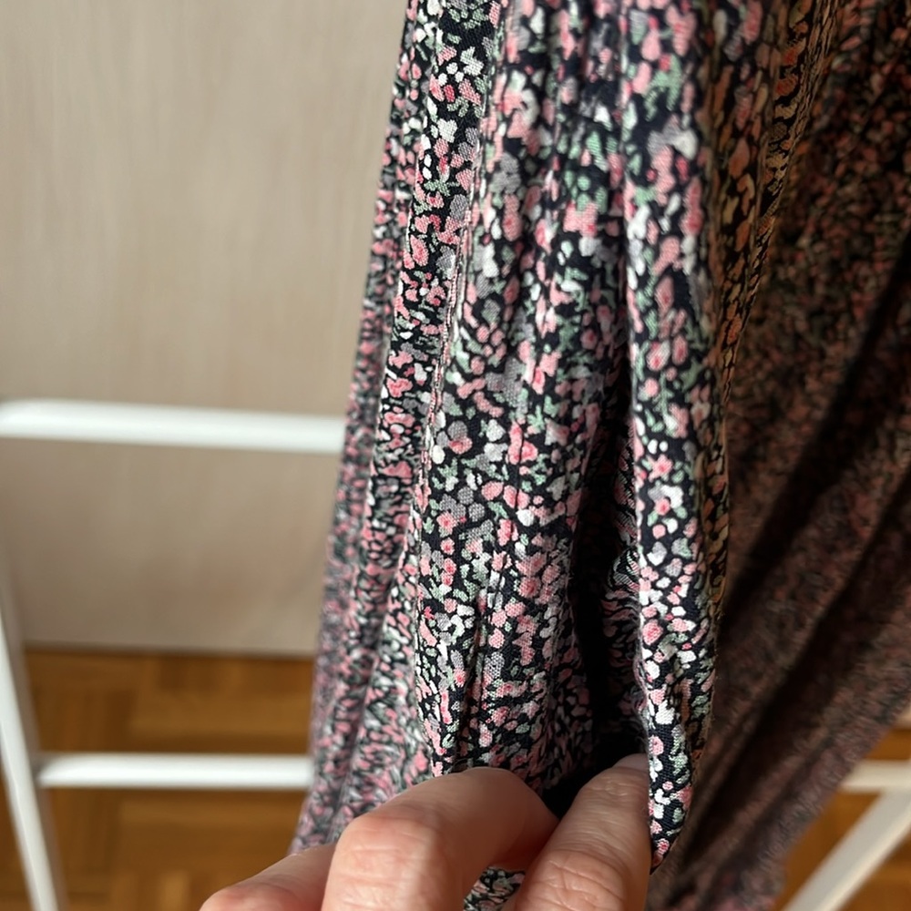 VINTAGE ADINI True Wrap Dress Ditsy Floral Size S - Picture 10 of 14